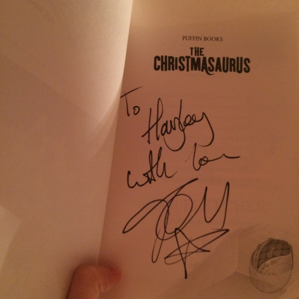 Tom Fletcher – The Christmasaurus signing @&nbsp;Selfridges