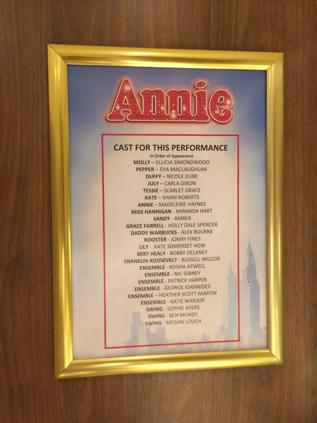 Annie @ Piccadilly&nbsp;Theatre