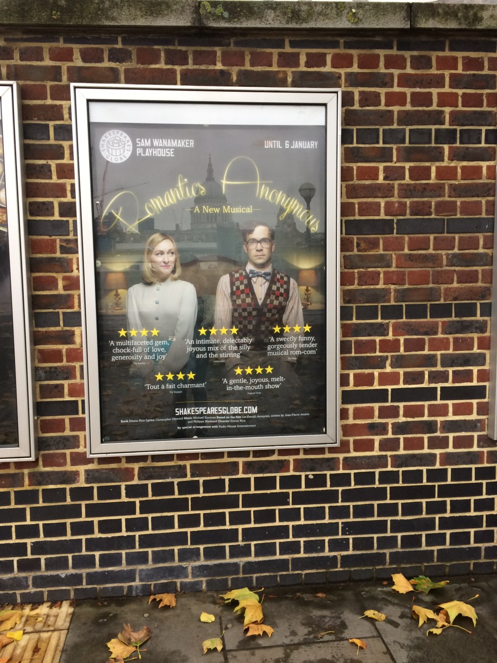 Romantics Anonymous @ The&nbsp;Globe