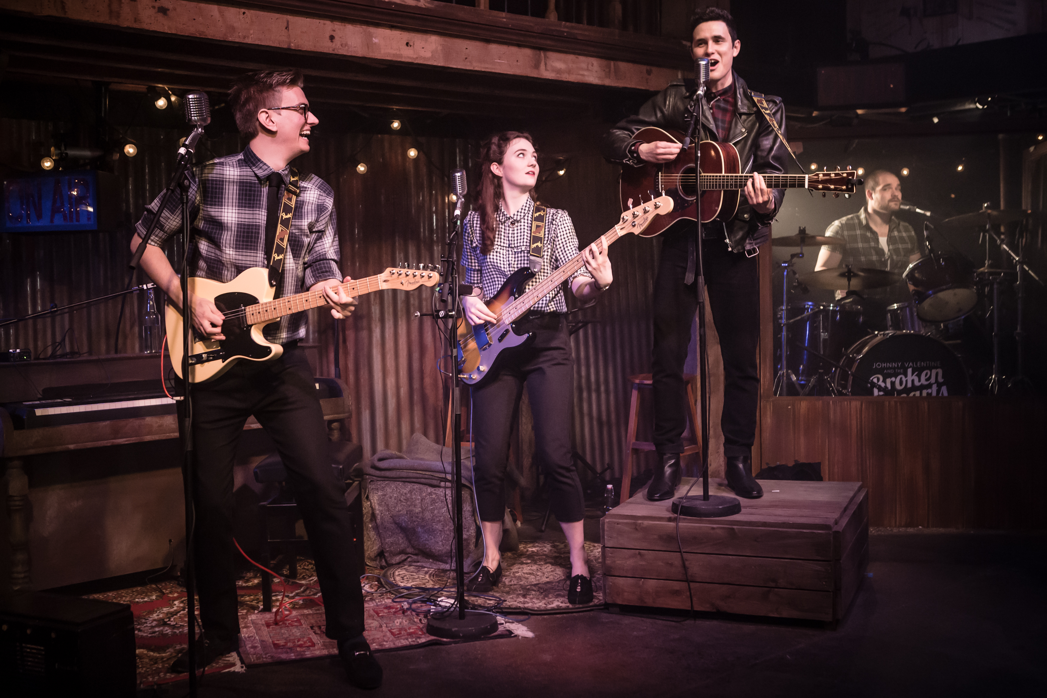 TEDDY - LtoR Harrison White, Freya Parks, Dylan White, Andrew Gallo. Photo by Scott Rylander-042