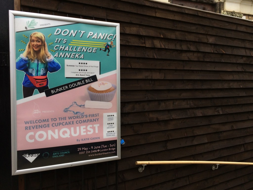 A Double Bill at the Bunker Theatre | Don’t Panic, it’s Challenge Anneka &&nbsp;Conquest.