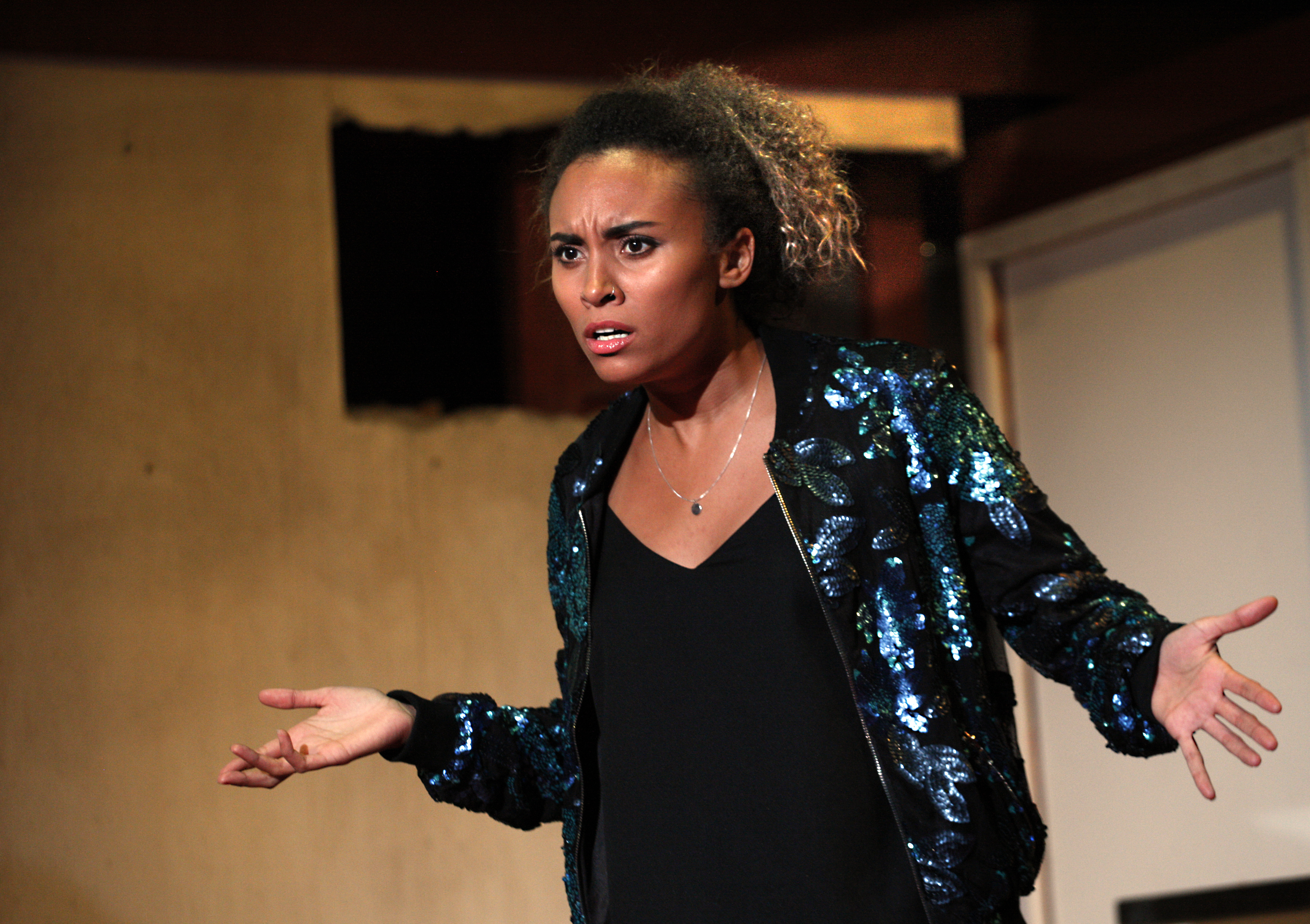 Tala Gouveia in End of the Pier at Park Theatre. Photo by Simon Annand 0388