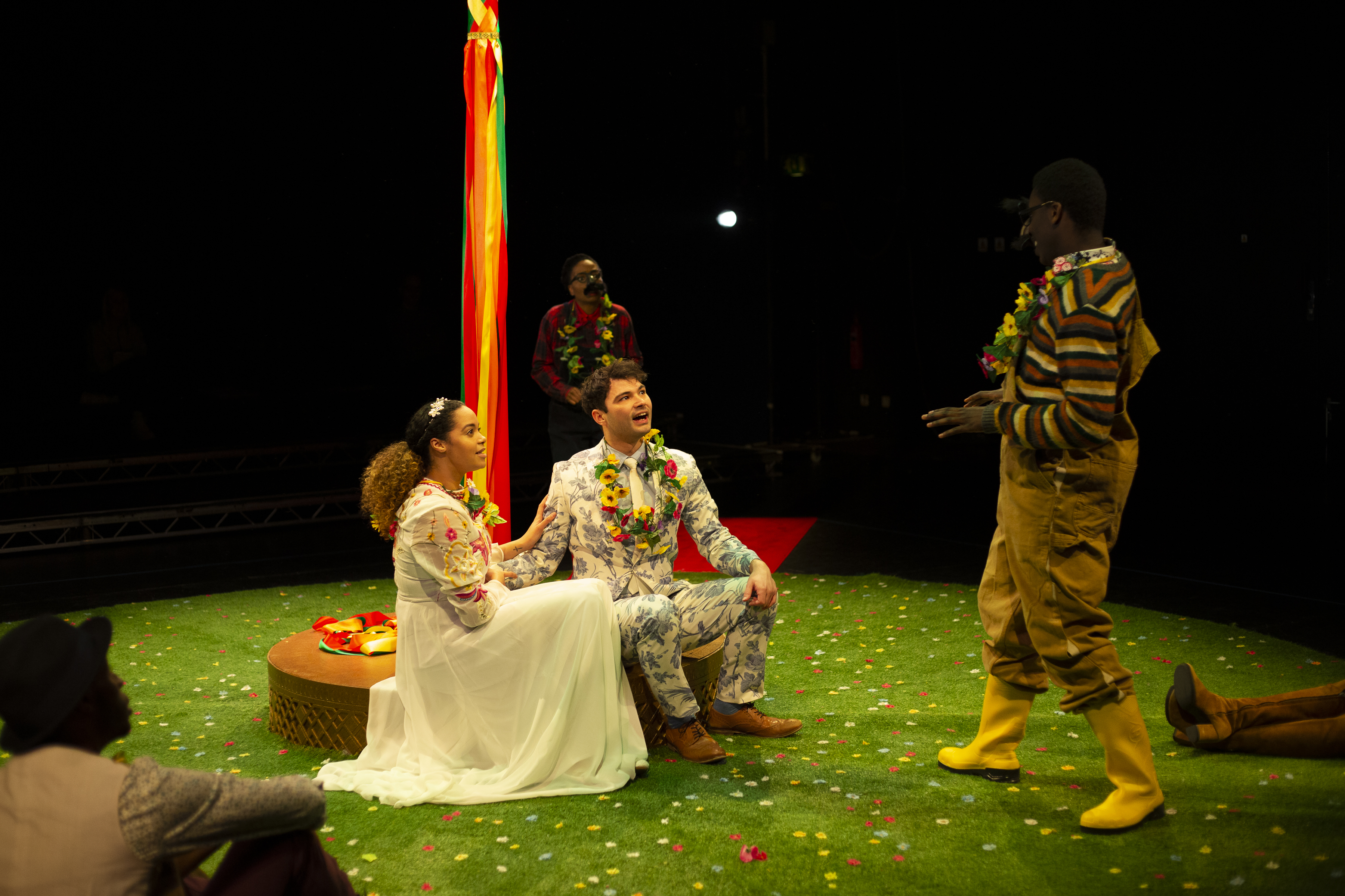 Cast in The Winter's Tale at Stratford Circus Arts Centre (c) Ellie Kurtzz 1I1A2289-C3