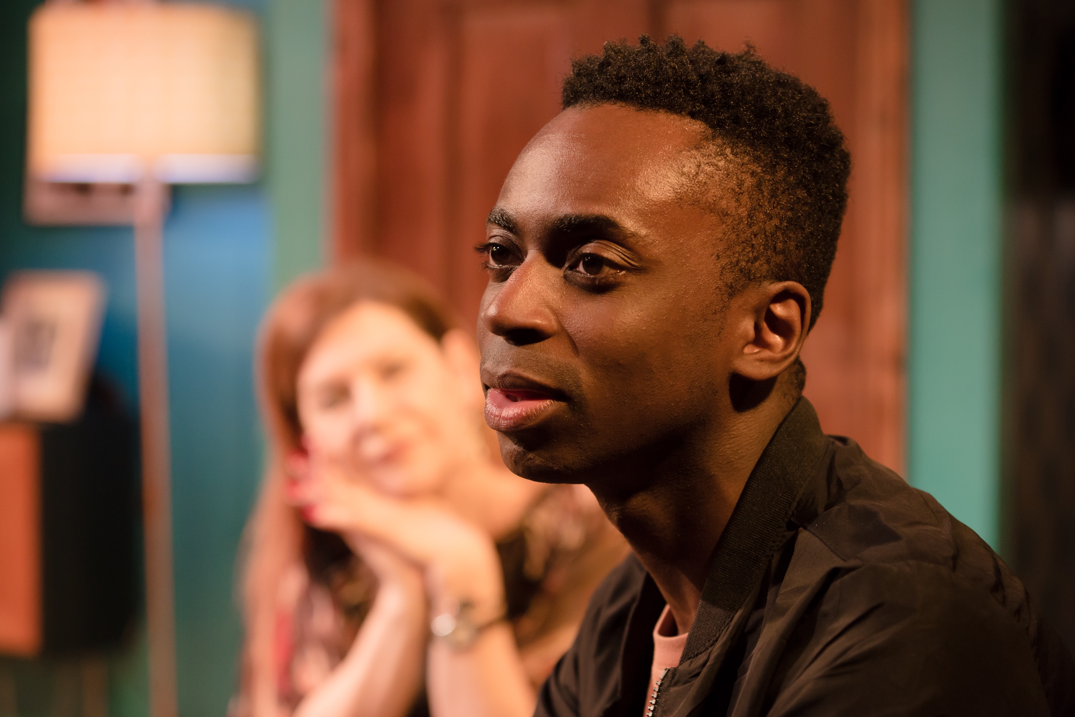 Dark Sublime, Trafalgar Studios (credit Scott Rylander) (2) Marina Sirtis and Kwaku Mills