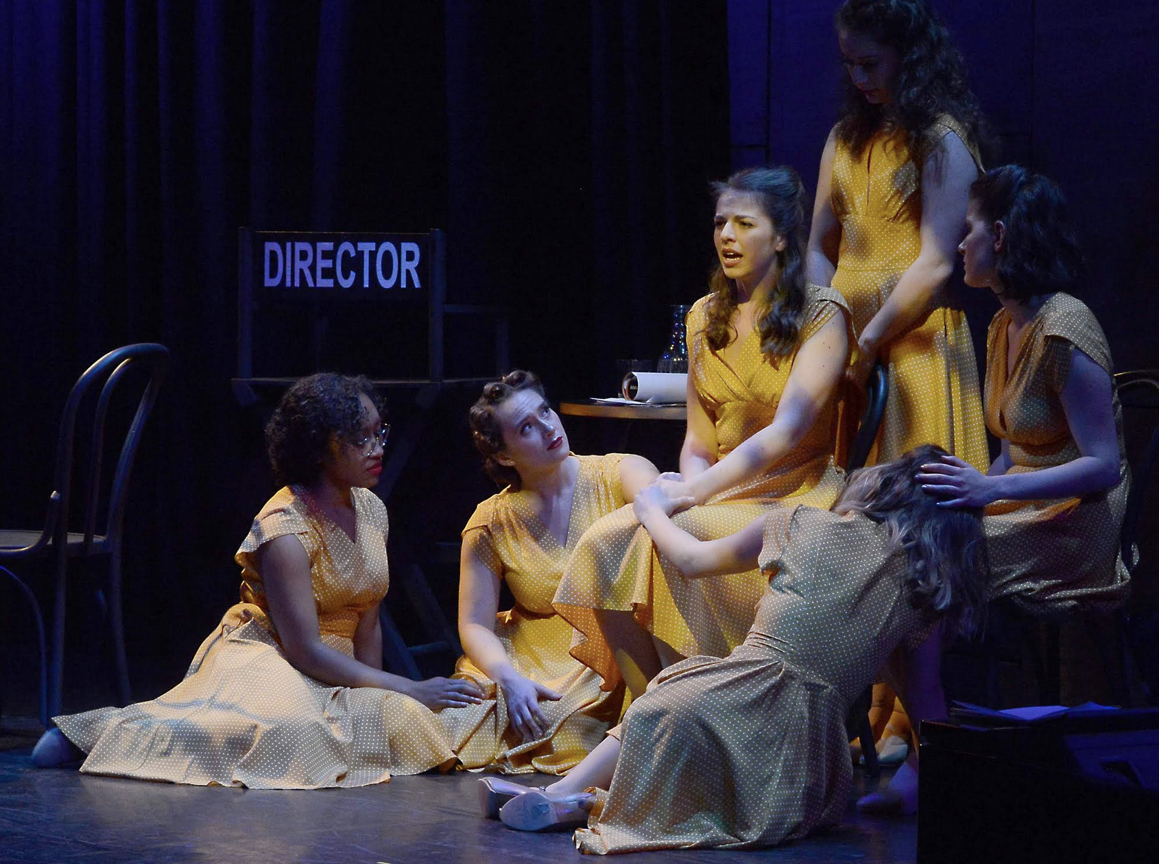 REPUTATION 4 Maddy Banks as heroine Michelle seeks support from her friends Photo Donato