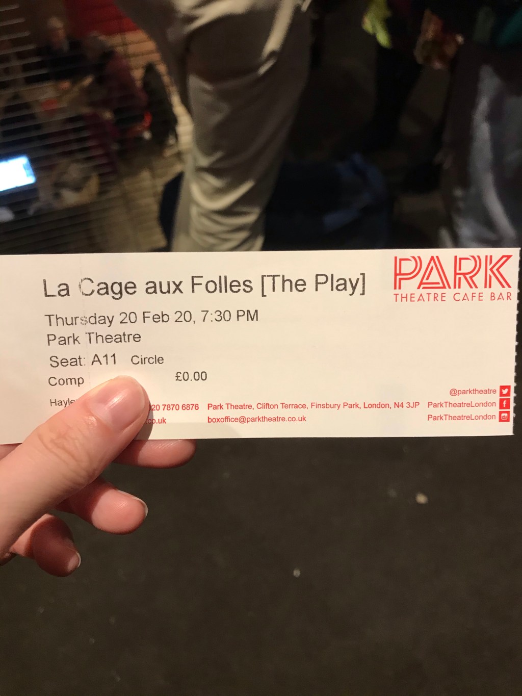 La Cage Aux Folles [The Play] @ Park&nbsp;Theatre*